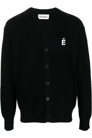 Etudes Cárdigan Bori con parche del logo