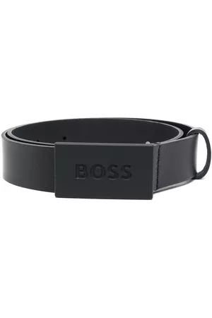 HUGO BOSS Cinturón con logo en relieve