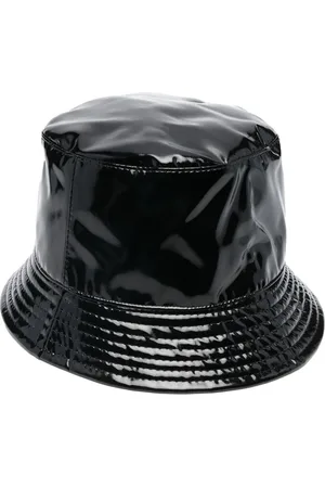 Moschino Gorro de pescador con etiqueta del logo