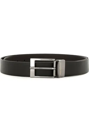 Armani Exchange Cinturón con logo grabado