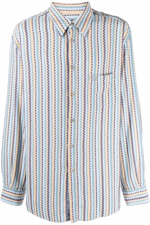 Missoni Camisa con estampado chevron a rayas 1990