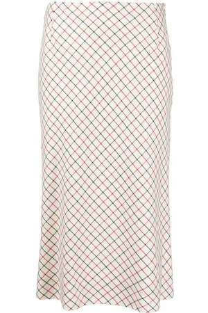 Maison Margiela Falda midi con diseño acampanado