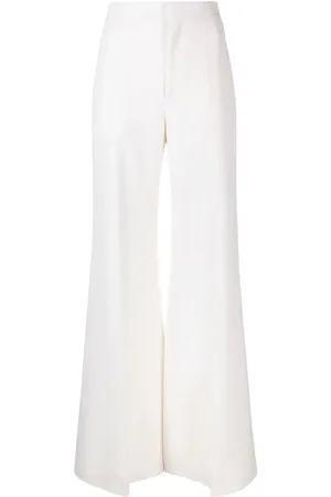 Chloé Pantalones acampanados con tiro alto