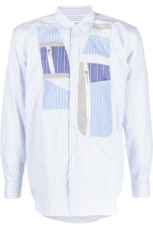 Comme des Garçons Camisa con diseño patchwork y botones