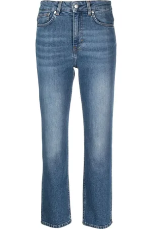 Filippa K Jeans rectos con pretina elástica