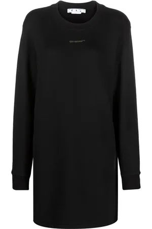 OFF-WHITE Vestido corto con logo estampado
