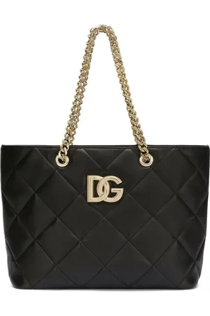 Dolce & Gabbana Tote capitonado con logo DG