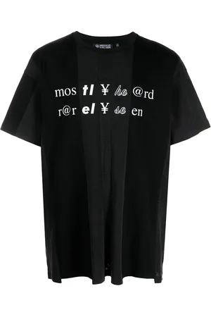 MOSTLY HEARD RARELY SEEN Playera con texto estampado