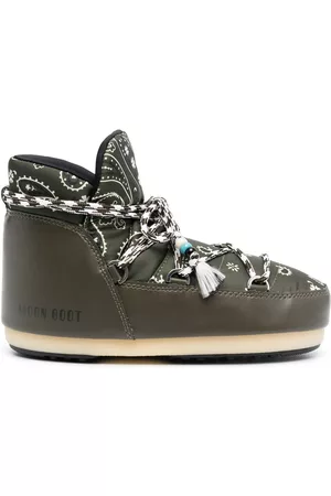 Moon Boot Botas para nieve con estampado de bandana