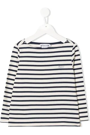 BONPOINT Playera con rayas estampadas