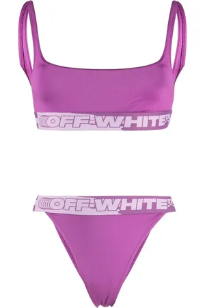 OFF-WHITE Bikini con franja del logo