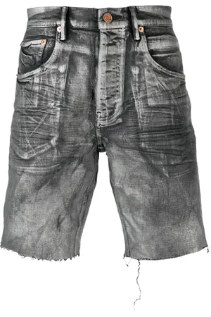 Purple Brand Shorts de mezclilla con tiro medio