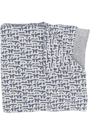 Diesel Mascada tejida con logo en intarsia