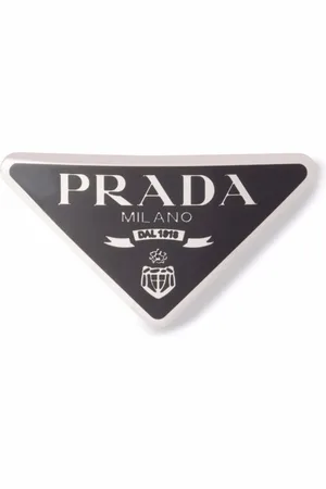 Prada Clip para el cabello con logo triangular