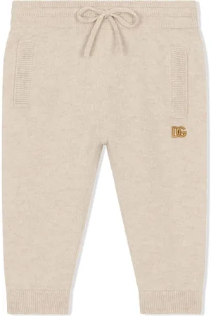 Dolce & Gabbana Pants de cachemira con logo DG