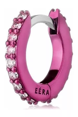 Eera Arracada ÉERA mini en oro blanco de 18kt con diamantes