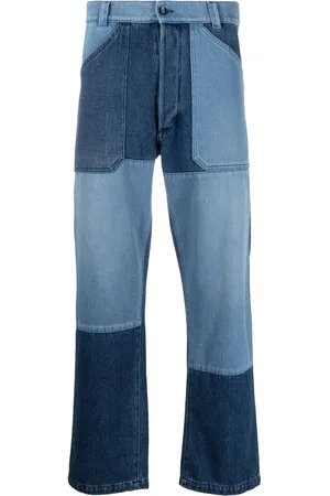 Etro Jeans rectos con diseño patchwork