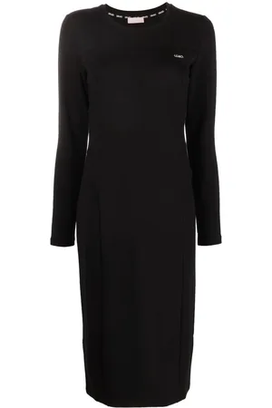 Liu Jo Vestido midi con logo bordado