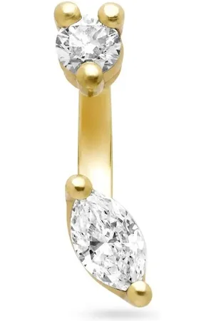 DELFINA DELETTREZ Anillo Micro en oro amarillo de 18kt con diamantes