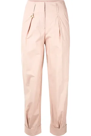 LORENA ANTONIAZZI Pantalones tapered con dobladillos vueltos