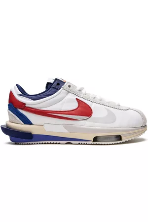 Nike Tenis Cortez 4.0 "White/Red/Blue" de x sacai