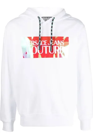VERSACE Hoodie con logo estampado