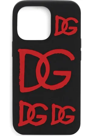 Dolce & Gabbana Funda para iPhone 13 con logo en relieve