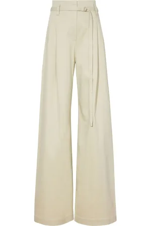 Proenza Schouler Pantalones anchos con tiro alto