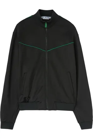 OFF-WHITE Chamarra con logo bordado y cierre
