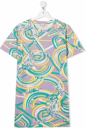 PUCCI Junior Playera con logo estampado