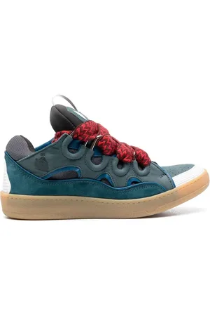Lanvin Tenis bajos con parche del logo