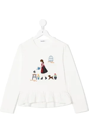 Familiar Suéter con estampado gráfico
