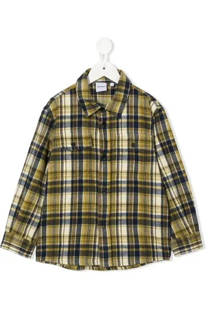 Aspesi Camisa con cuadros estampados