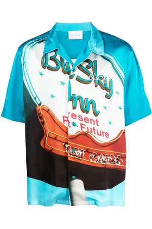 BLUE SKY INN Camisa manga corta con estampado gráfico