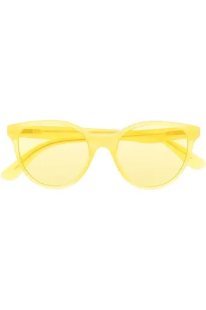 VERSACE Lentes de sol con armazón redonda