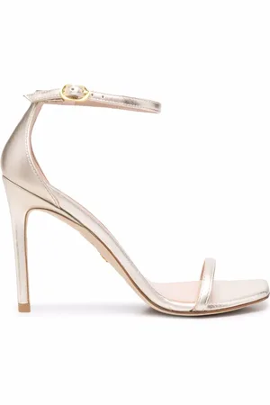 Stuart Weitzman Sandalias con efecto metalizado