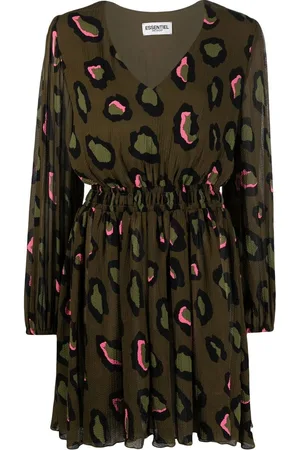 Essentiel Antwerp Vestido con animal print