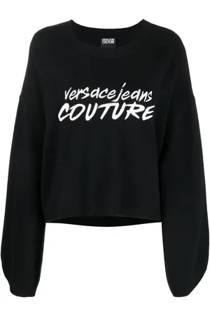 VERSACE Suéter con logo bordado