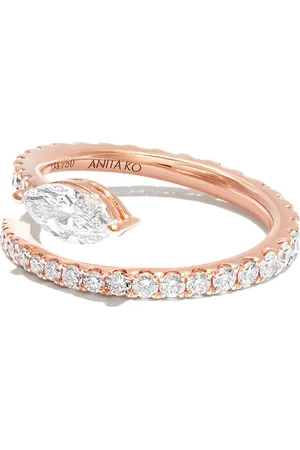 Anita Anillo en oro rosa de 18kt con diamantes