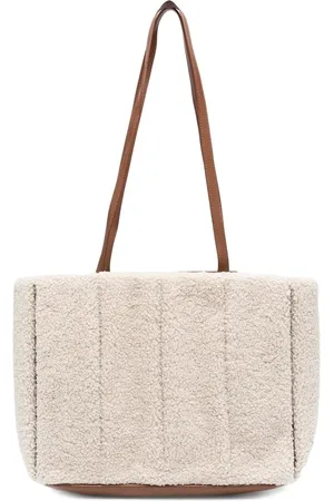 THEMOIRÈ Tote de canalé con lana artificial