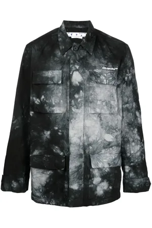 OFF-WHITE Sobrecamisa con efecto deslavado