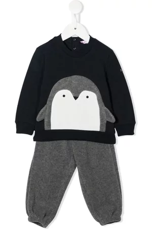 Il gufo Traje deportivo con pingüino estampado