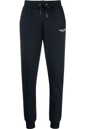 Armani Exchange Pants tapered con logo estampado