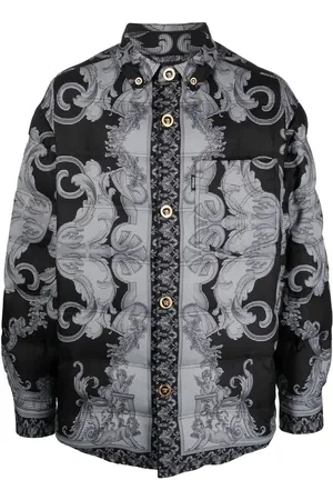 VERSACE Chamarra con estampado Barocco