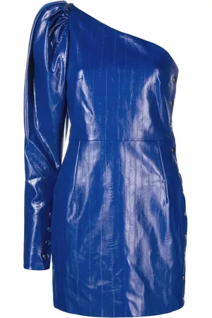 ROTATE Vestido con un hombro descubierto y detalle de lentejuelas