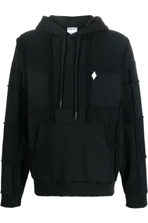 MARCELO BURLON Hoodie con diseño patchwork