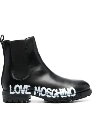 Moschino Botines con logo estampado