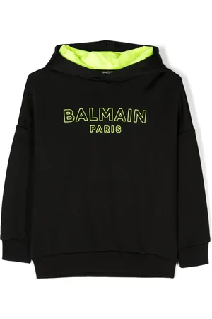 Balmain Hoodie con logo estampado