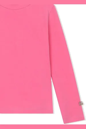 Dolce & Gabbana Playera Interlock con etiqueta del logo