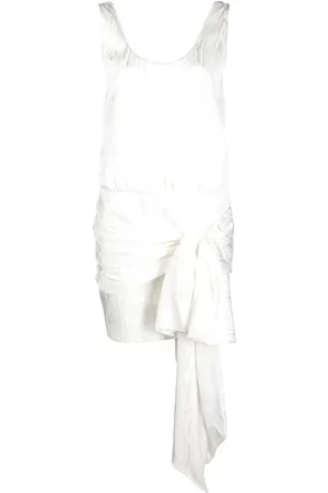 Serafini Vestido corto con detalle asimétrico